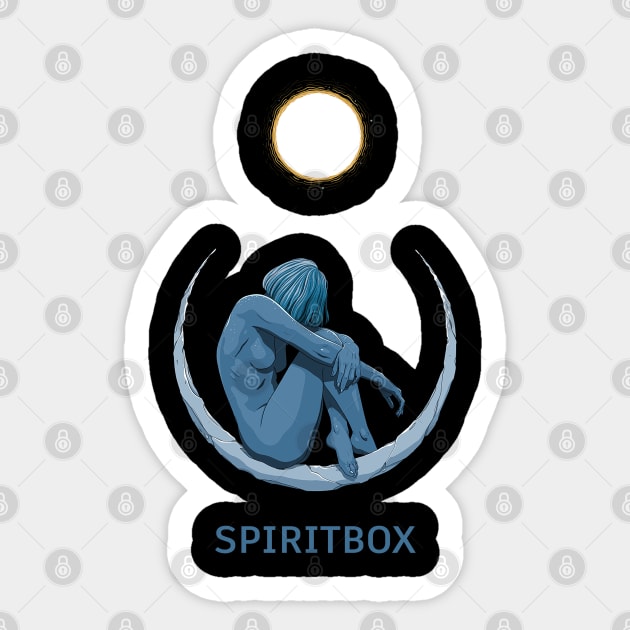 spiritbox blue Sticker by CoconutSportsCo
